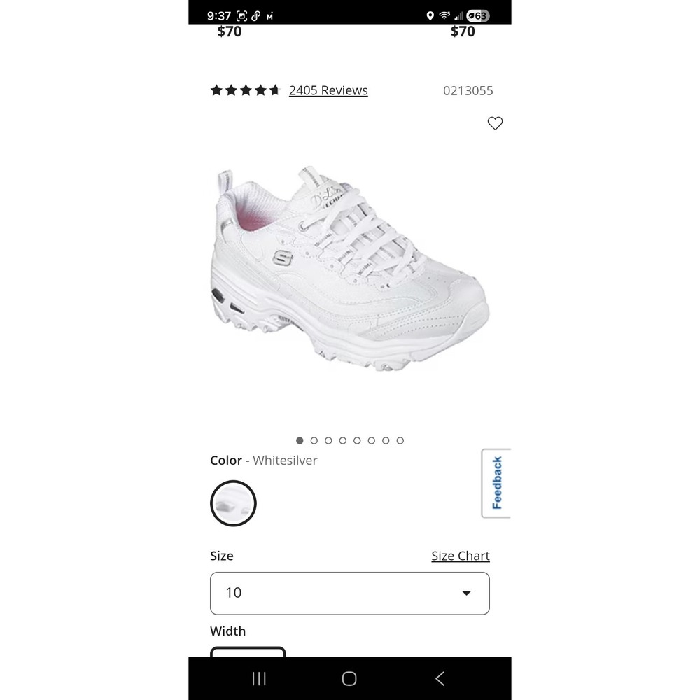 Skechers Women's D'Lites Fresh Start Memory Foam Lace-up Sneaker Fashion